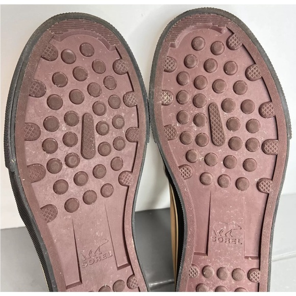 SOREL Mens Caribou Waterproof Slip-On Sneaker Nubuck Leather Size 9M Worn 1X! main image 14
